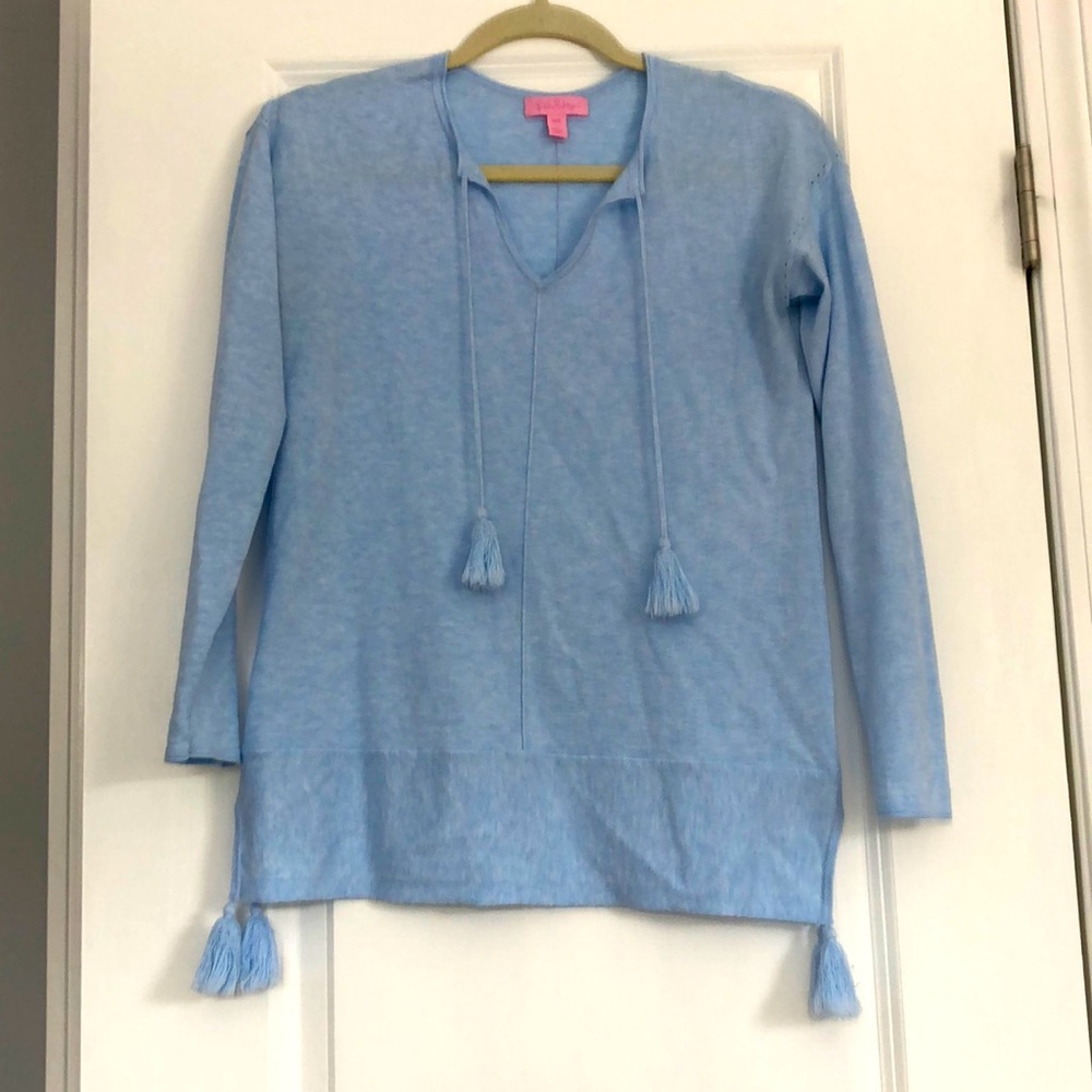 Lily Pulitzer tassel sweater